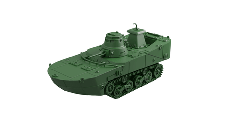 Type-2-Ka-Mi-amphibious-tank-Modellbau-WWII