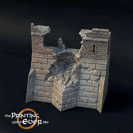 Torr Mislar - Modular Fortress Set - Mauer zerstört