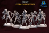 Kristallbestückte Zombies - Gruselige Miniaturgruppe für D&D