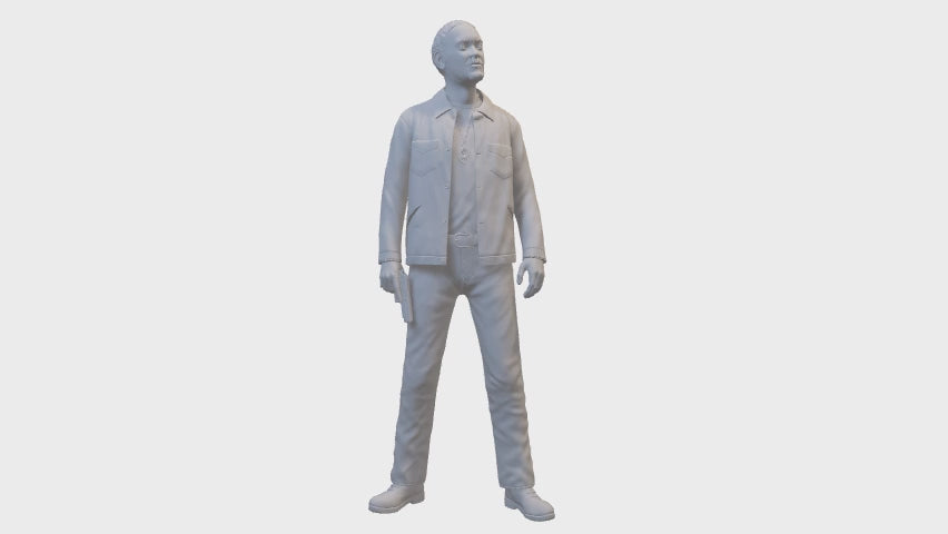 Miami Cop 3D Druck Miniatur Figur