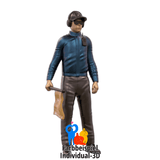 Slot Car Streckenposten mit Fahne als Miniatur Figur